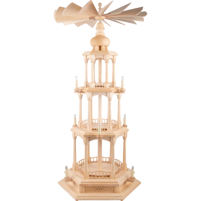 3-Tier Pyramid - Electrical without Figurines - 107 cm / 42.1 inch