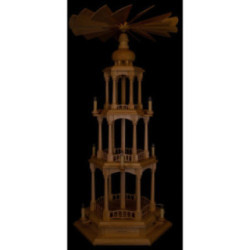 3-Tier Pyramid - Electrical without Figurines - 107 cm / 42.1 inch