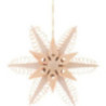Tree Ornament - Wood Chip Star  - 12 cm / 4.7 inch