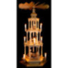 3-Tier Pyramid - Wax Candles with Forest People - 107 cm / 42.1 inch