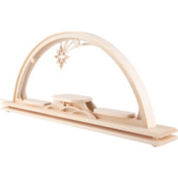 Schwibbogen für Sammelfiguren (mit LED) - 55x23 cm