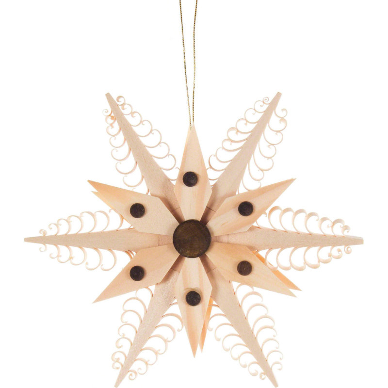 Christbaumschmuck Spanstern - 11,5 cm