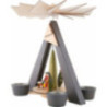 1-Tier Pyramid - Nativity Grey - 29 cm / 11.4 inch