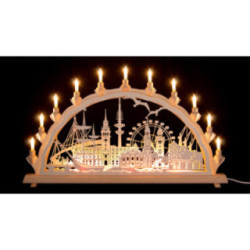 3D Double Arch - Hamburg - 68x35cm/27.8x13.8 inch