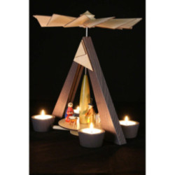 1-Tier Pyramid - Nativity Grey - 29 cm / 11.4 inch