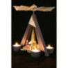 1-Tier Pyramid - Nativity Grey - 29 cm / 11.4 inch