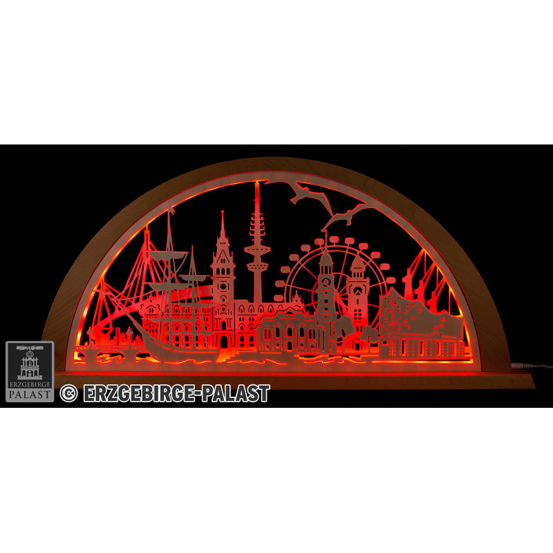 City Light Hamburg - 69x32 cm / 27.2x12.6 inch