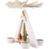 1-Tier Pyramid - Nativity, White - 29 cm / 11.4 inch