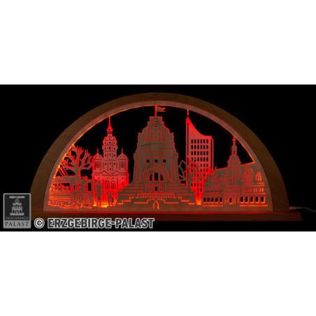 Stadtlicht Leipzig - 69x32 cm