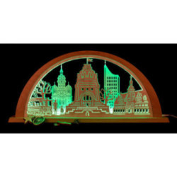 Stadtlicht Leipzig - 69x32 cm