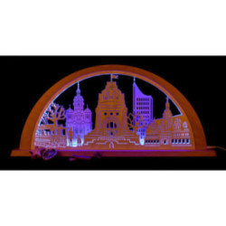 Stadtlicht Leipzig - 69x32 cm