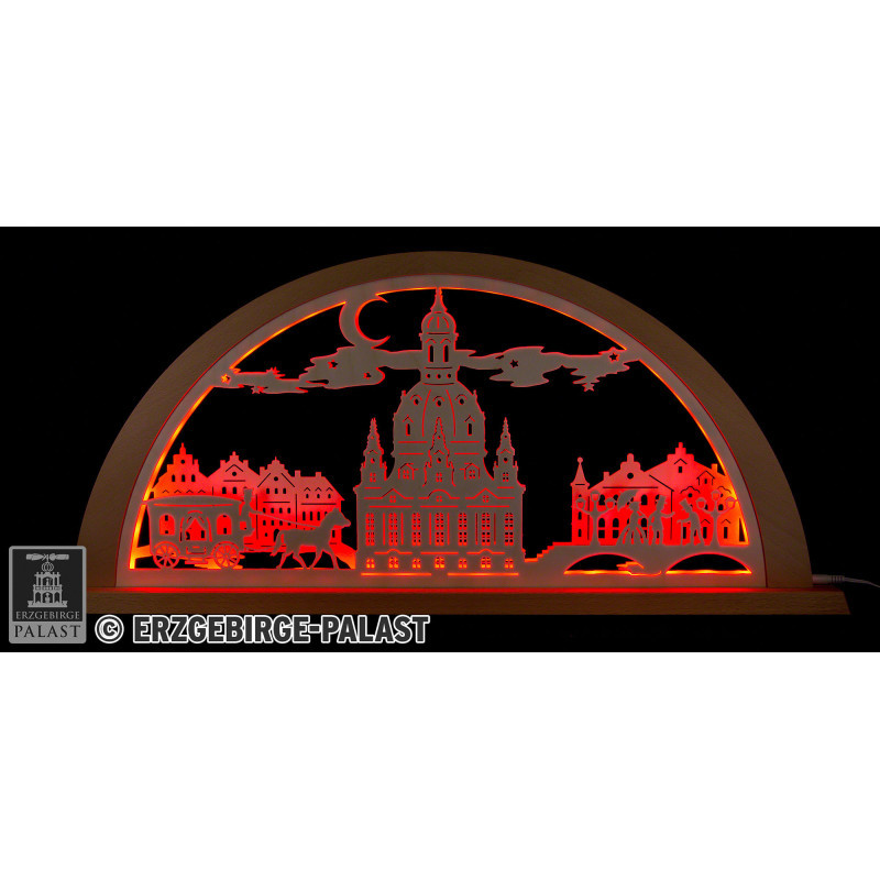 City Light Dresden - 69x32 cm / 27.2x12.6 inch