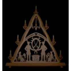 3D Light Triangle - Schneeberg - 50x55 cm / 20x22 inch