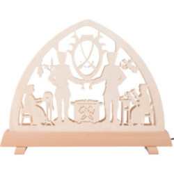 Schwibbogen Schneeberger Motiv - 34x26 cm