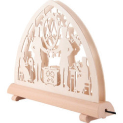 Schwibbogen Schneeberger Motiv - 34x26 cm
