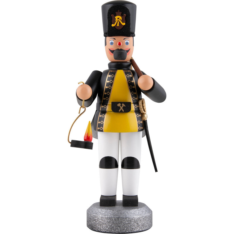 Smoker - Miner with Light - 22 cm / 8.7 inch