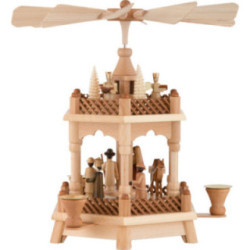 2-Tier Pyramid - Nativity - 32 cm / 13 inch