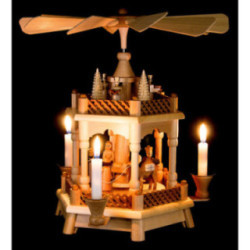 2-stöckige Pyramide Christi Geburt - 32 cm