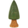 Baum grün mit Stamm - 9 cm