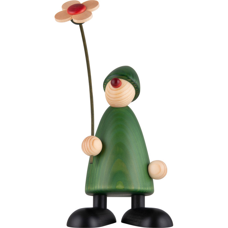 Gratulant Phillip mit Blume - 17 cm