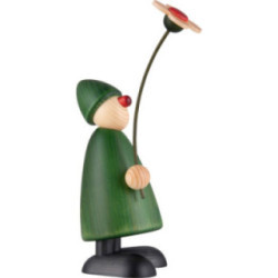 Gratulant Phillip mit Blume - 17 cm