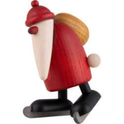 Santa Claus with Ice Skates - 9 cm / 3.5 inch