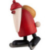Santa Claus with Ice Skates - 9 cm / 3.5 inch
