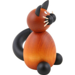 Katze Bommel sitzend - 7 cm