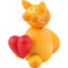 Cat Emmi with Heart - 8 cm / 3.1 inch