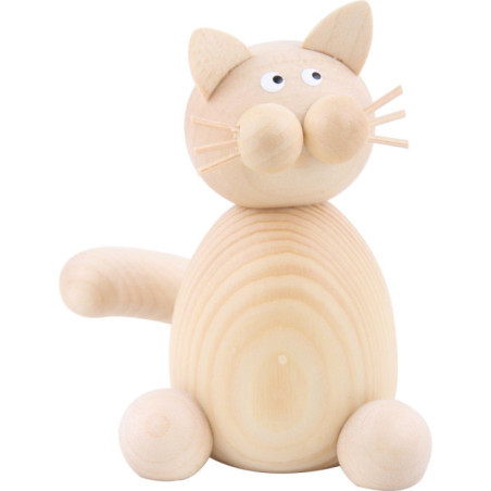 Katze Moritz sitzend - 7 cm