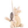 Cat Moritz with Fish - 8 cm / 3.1 inch