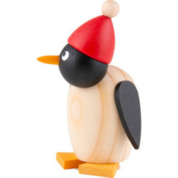 Pinguinbaby mit Mütze - 3,5 cm