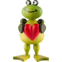Frog Freddy with Heart - 11 cm / 4.3 inch
