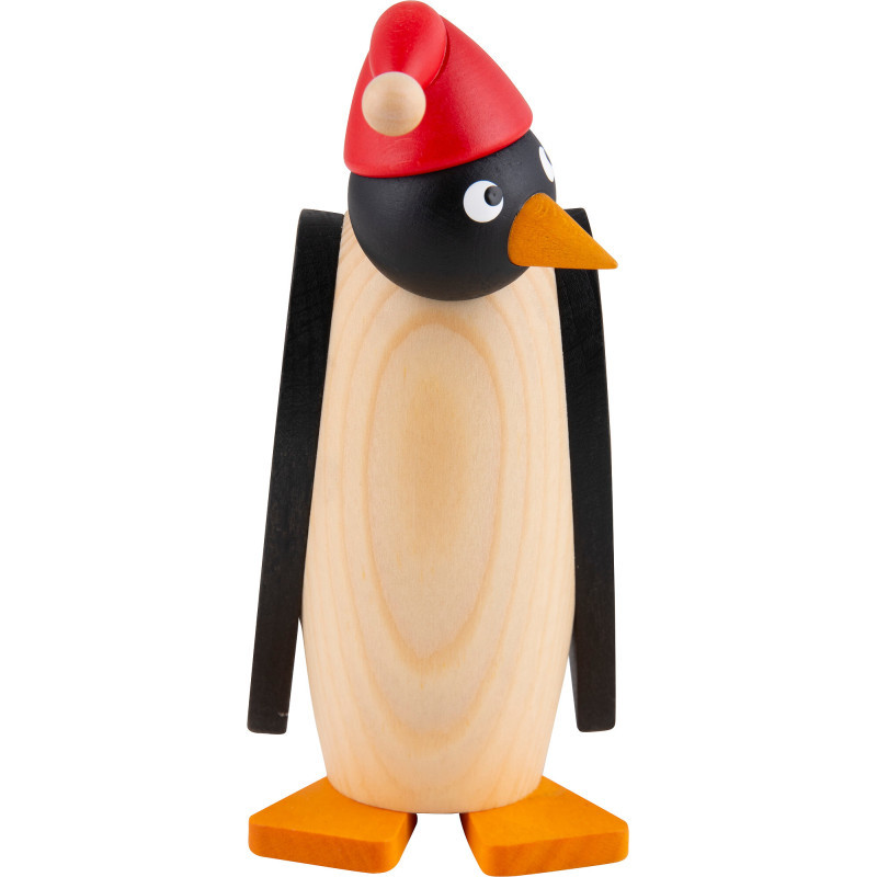Pinguinfrau mit Mütze - 12 cm