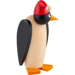 Penguin Woman with Cap - 12 cm / 4.7 inch