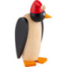 Pinguinfrau mit Mütze - 12 cm
