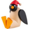 Penguin with Cap - Sitting - 9,5 cm / 3.7 inch
