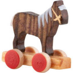Pferdchen auf Räderbrett - 1,5 cm