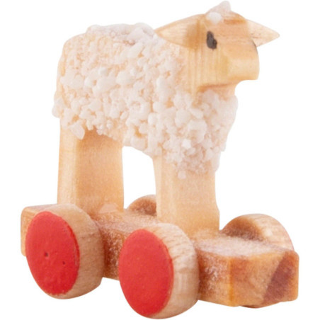 Lämmchen auf Räderbrett - 1,3 cm