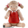 Doll with Hair, Girl - 2,8 cm / 1.1 inch