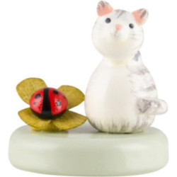 Kätzchen und Marienkäfer - 2,2 cm