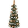 Bäumchen grün/weiß/gold - 3 cm