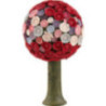 Blossom Tree Red/Pastel- 7,5x4,5 cm / 3x1.8 inch