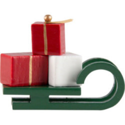 Sleigh with Presents - 2,4 cm / 0.9 inch
