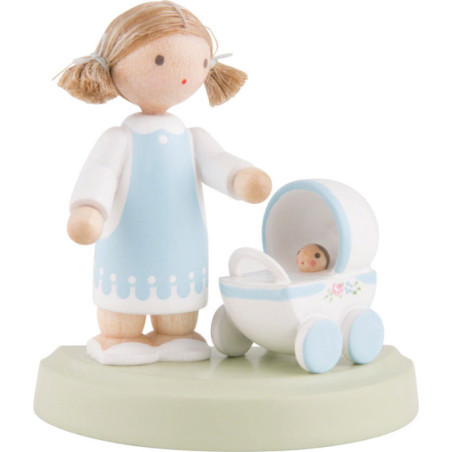 Flachshaarkinder "Anne und Paul" - 5 cm