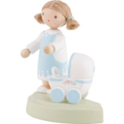 Flax Haired Children "Anne and Paul" - 5 cm / 2 inch