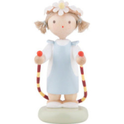 Flachshaarkinder Mädchen mit Sprungseil - 5 cm