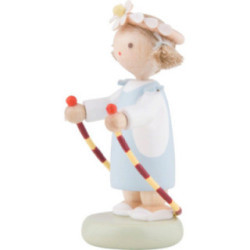 Flachshaarkinder Mädchen mit Sprungseil - 5 cm