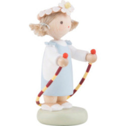 Flachshaarkinder Mädchen mit Sprungseil - 5 cm