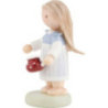 Flachshaarkinder Kleines Mädchen mit Töpfchen - 5 cm